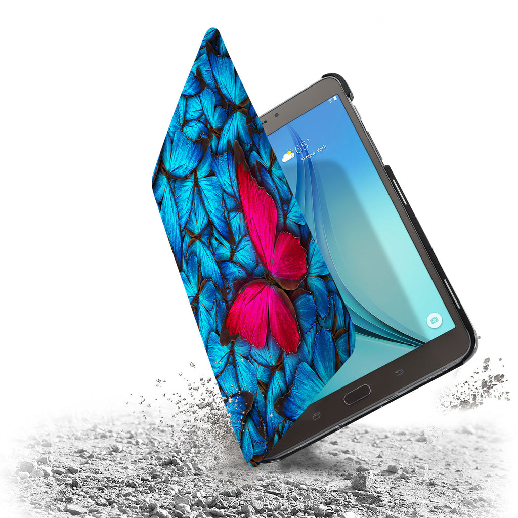 the drop protection feature of Personalized Samsung Galaxy Tab Case with Butterfly design