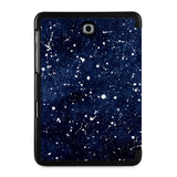 the back view of Personalized Samsung Galaxy Tab Case with Galaxy Universe design
