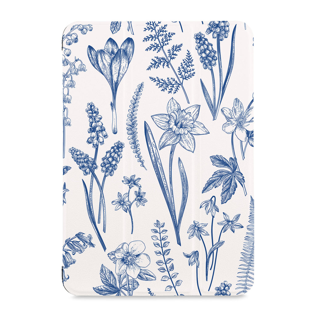 the front view of Personalized Samsung Galaxy Tab Case with Flower design