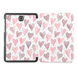 the whole printed area of Personalized Samsung Galaxy Tab Case with Love design