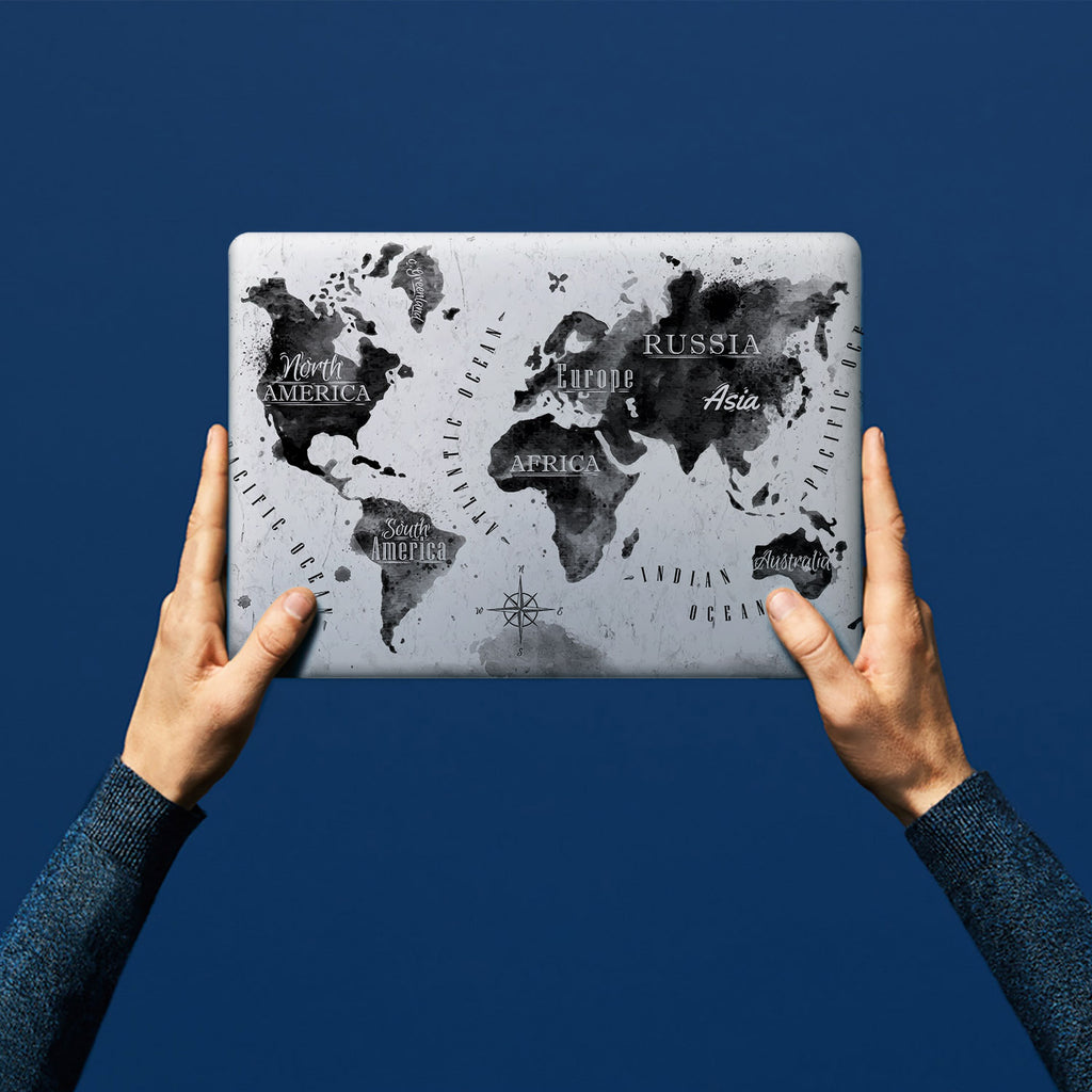 personalized microsoft surface case with World Map design