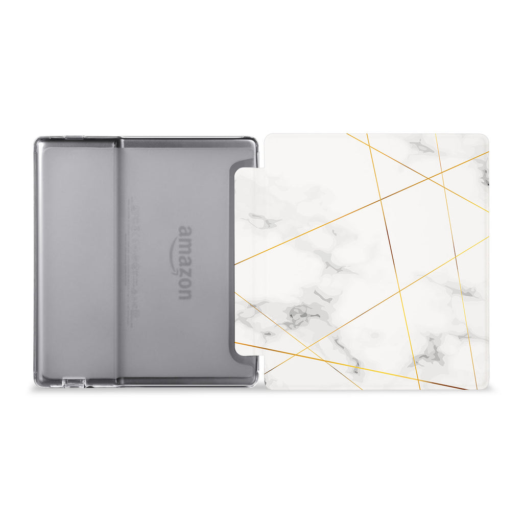 The whole view of Personalized Kindle Oasis Case with Marble 2020 design