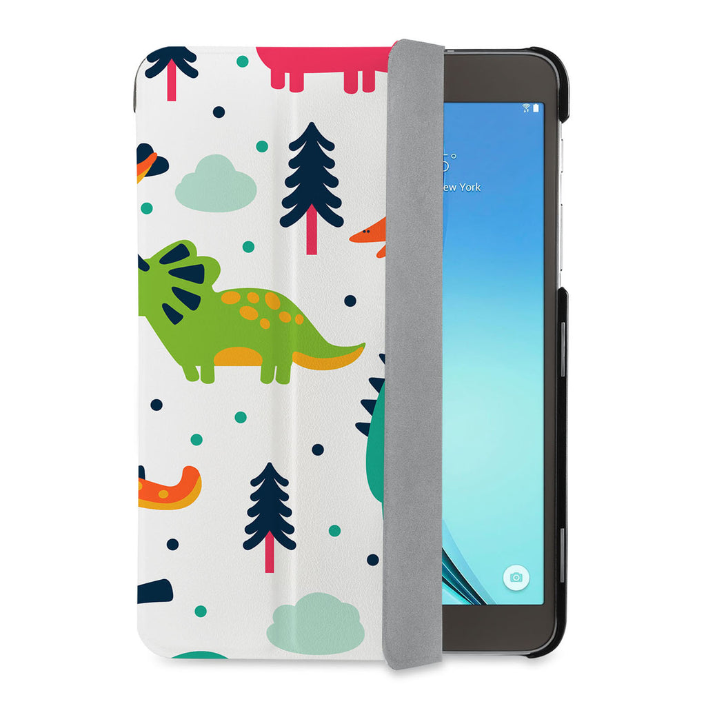 auto on off function of Personalized Samsung Galaxy Tab Case with Dinosaur design - swap