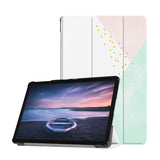 Personalized Samsung Galaxy Tab Case with Simple Scandi Luxe design provides screen protection during transit