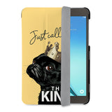 auto on off function of Personalized Samsung Galaxy Tab Case with Dog Fun design - swap