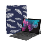 the Hero Image of Personalized Microsoft Surface Pro and Go Case with Feather design