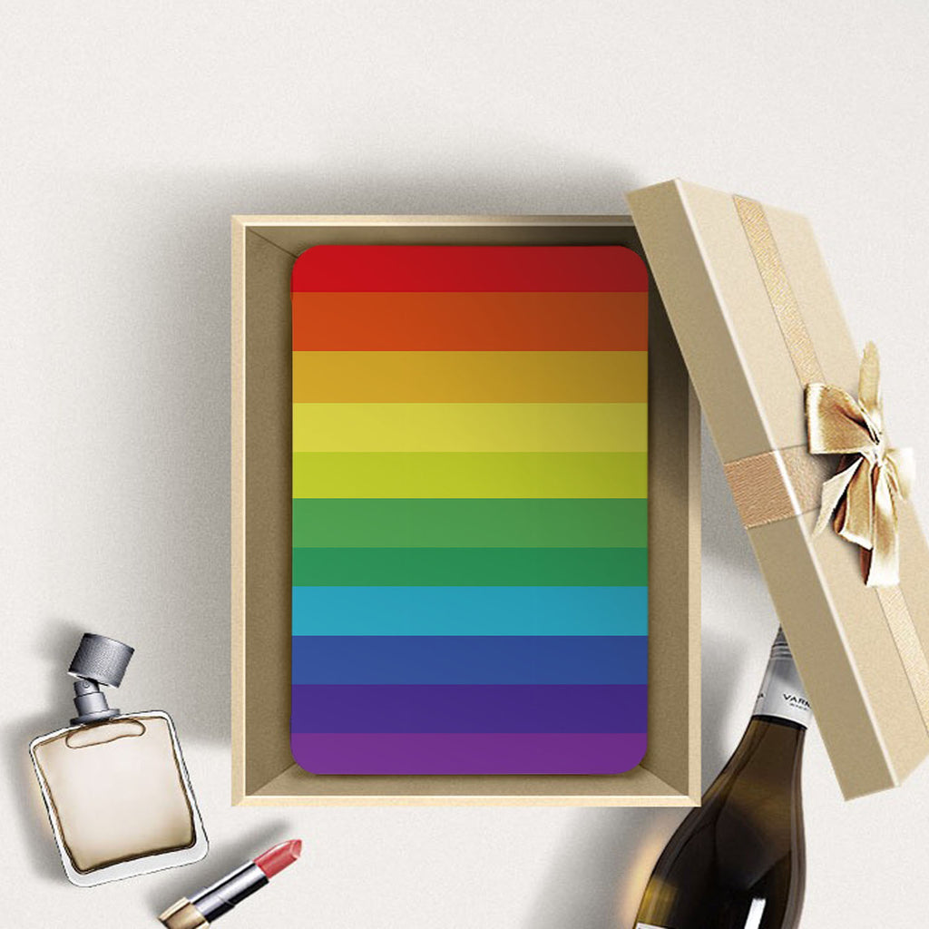 Personalized Samsung Galaxy Tab Case with Rainbow design in a gift box