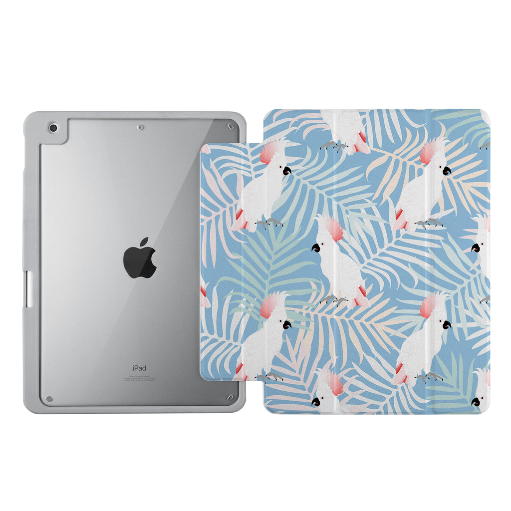 Vista Case iPad Premium Case with Bird Design uses Soft silicone on all sides to protect the body from strong impact.