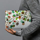 hardshell case with Leaves design combines a sleek hardshell design with vibrant colors for stylish protection against scratches, dents, and bumps for your Macbook