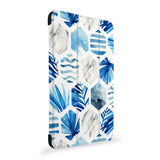 the side view of Personalized Samsung Galaxy Tab Case with Geometric Flower design
