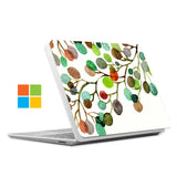 The #1 bestselling Personalized microsoft surface laptop Case with Leaves design