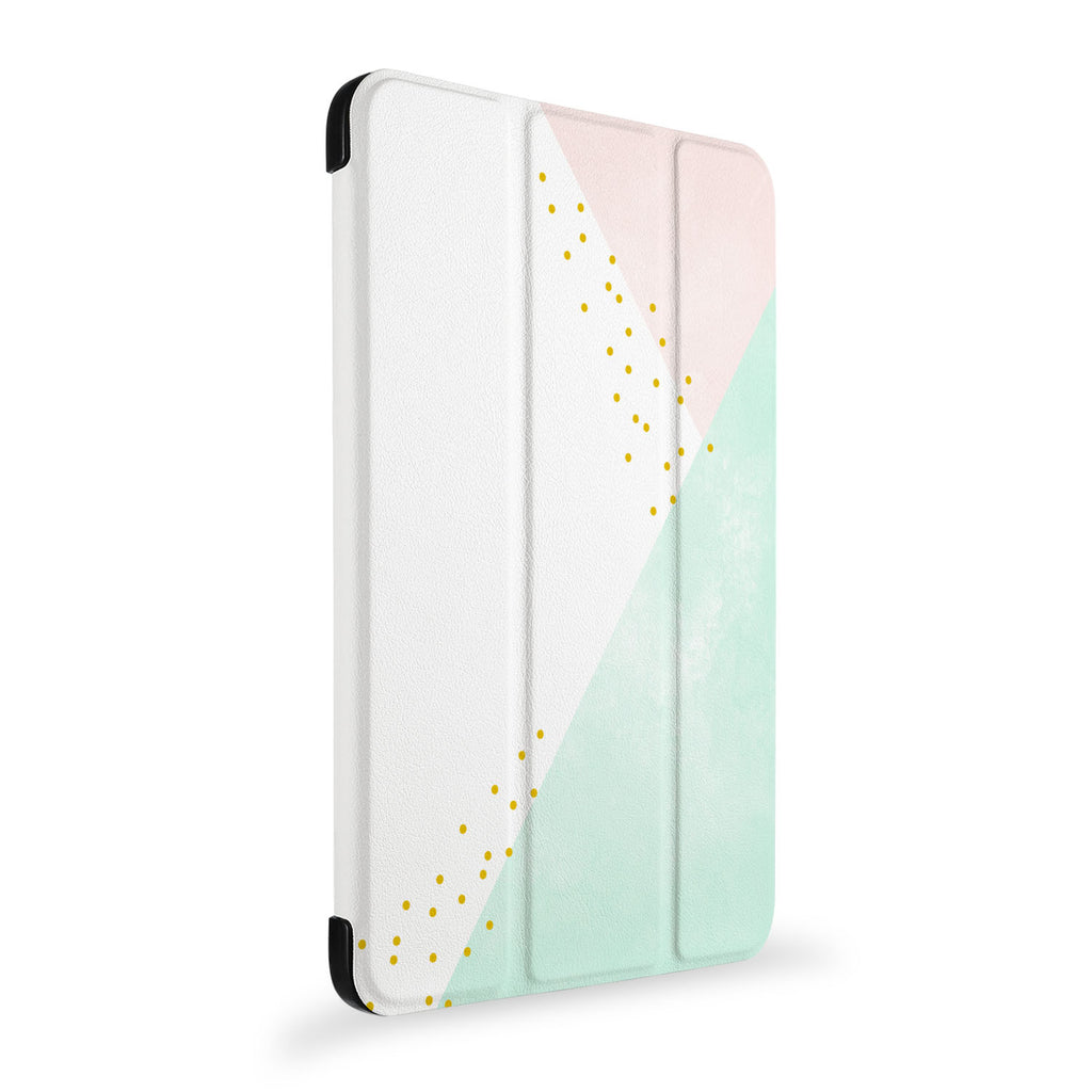 the side view of Personalized Samsung Galaxy Tab Case with Simple Scandi Luxe design