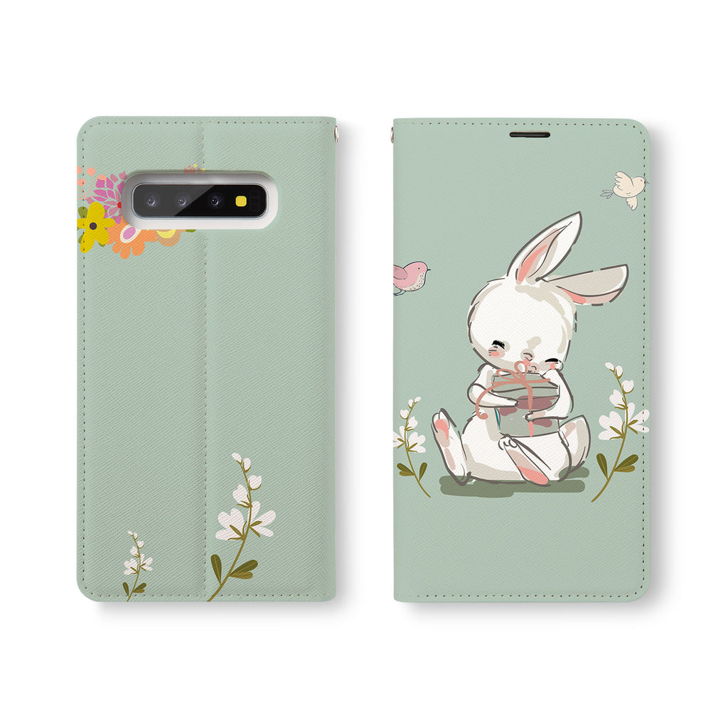 Personalized Samsung Galaxy Wallet Case with Bunny2Tang desig marries a wallet with an Samsung case, combining two of your must-have items into one brilliant design Wallet Case. 