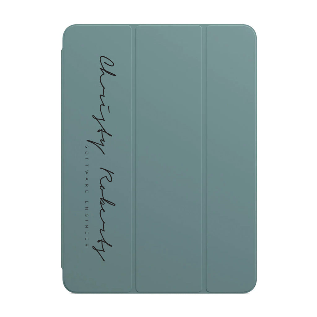 iPad Trifold Case - Signature with Occupation 23