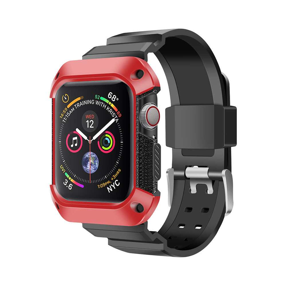 Rugged Armor Band for Apple Watch - Red